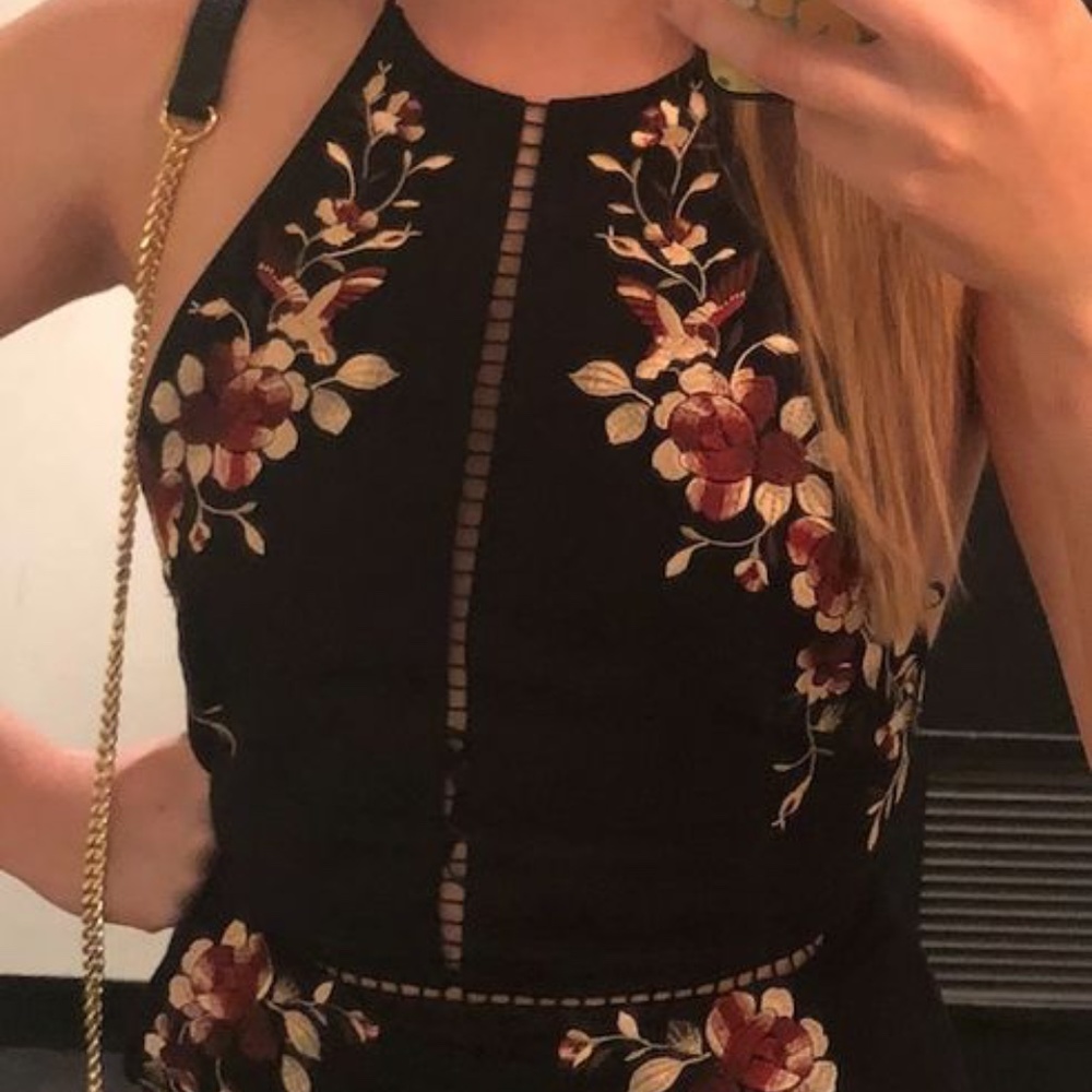 Zimmermann Sakura embroidered jumpsuit size 0